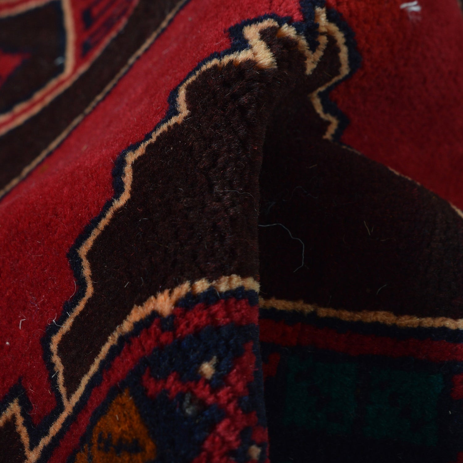 Baluchi Rug Handmade Multi Geometric 3x5 ft