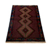 Baluchi Rug Handmade Multi Geometric 2x4 ft