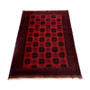 Baluchi Rug Handmade Red Geometric 3x5 ft