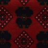 Baluchi Rug Handmade Red Geometric 3x5 ft