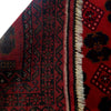 Baluchi Rug Handmade Red Geometric 3x5 ft