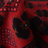 Baluchi Rug Handmade Red Geometric 3x5 ft