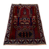 Baluchi Rug Handmade Red Prayer Design 3x5 ft