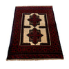 Baluchi Rug Handmade Multi Floral 2x4 ft
