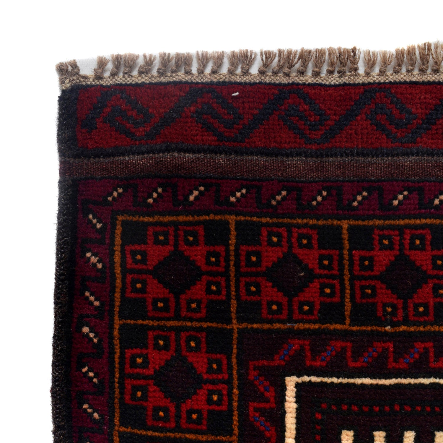 Baluchi Rug Handmade Multi Floral 2x4 ft