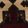 Baluchi Rug Handmade Multi Floral 2x4 ft