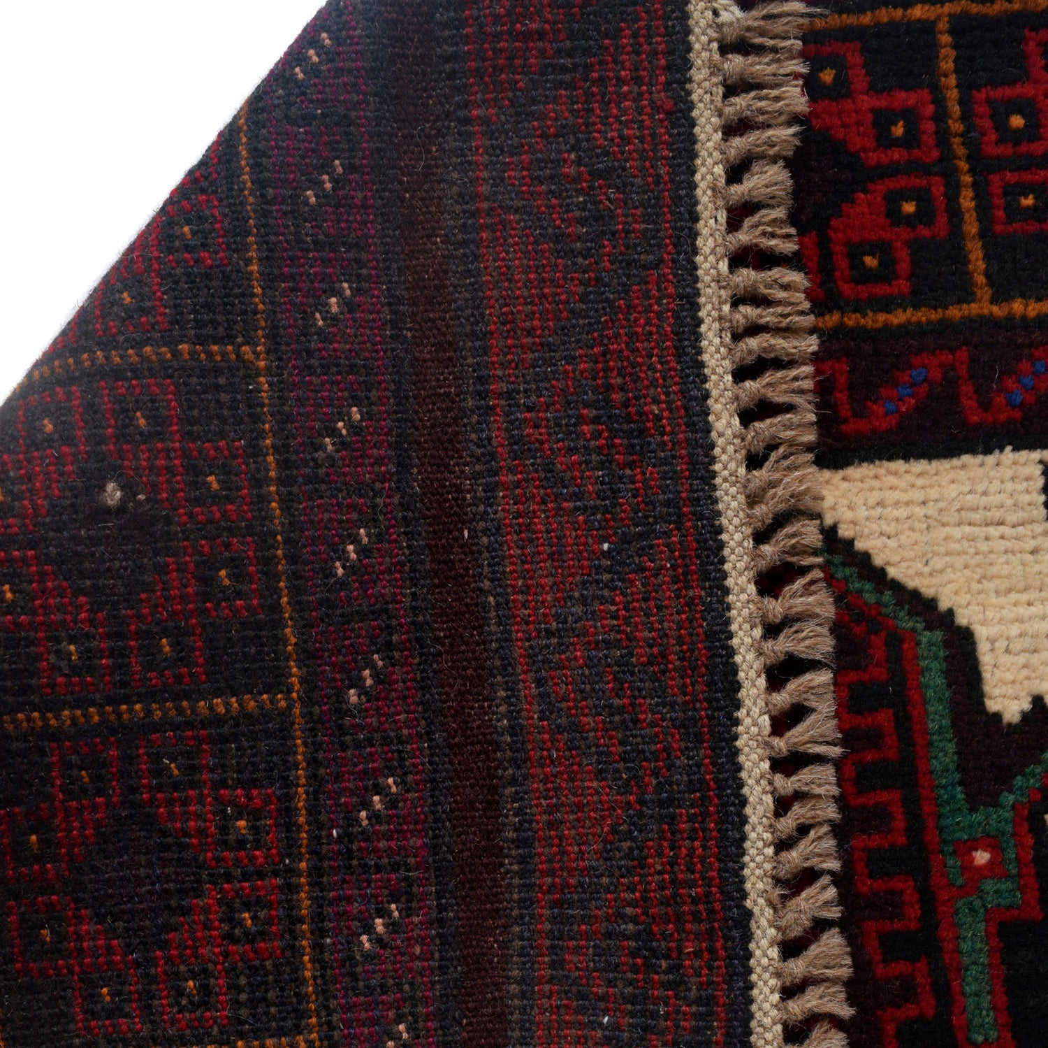 Baluchi Rug Handmade Multi Floral 2x4 ft