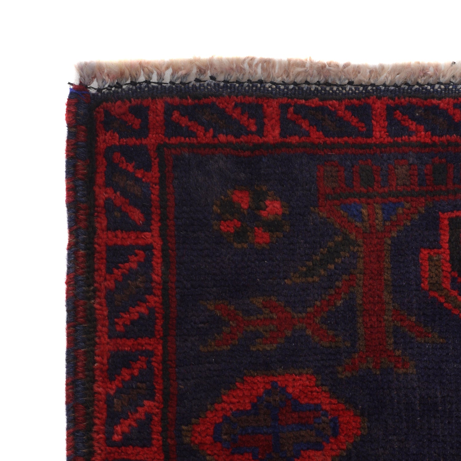 Baluchi Rug Handmade Multi Geometric 3x5 ft