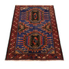 Baluchi Rug Handmade Multi Geometric 4x6 ft