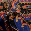 Baluchi Rug Handmade Multi Geometric 4x6 ft