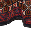 Baluchi Rug Handmade Red Geometric 4x6 ft