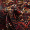 Baluchi Rug Handmade Red Geometric 4x6 ft