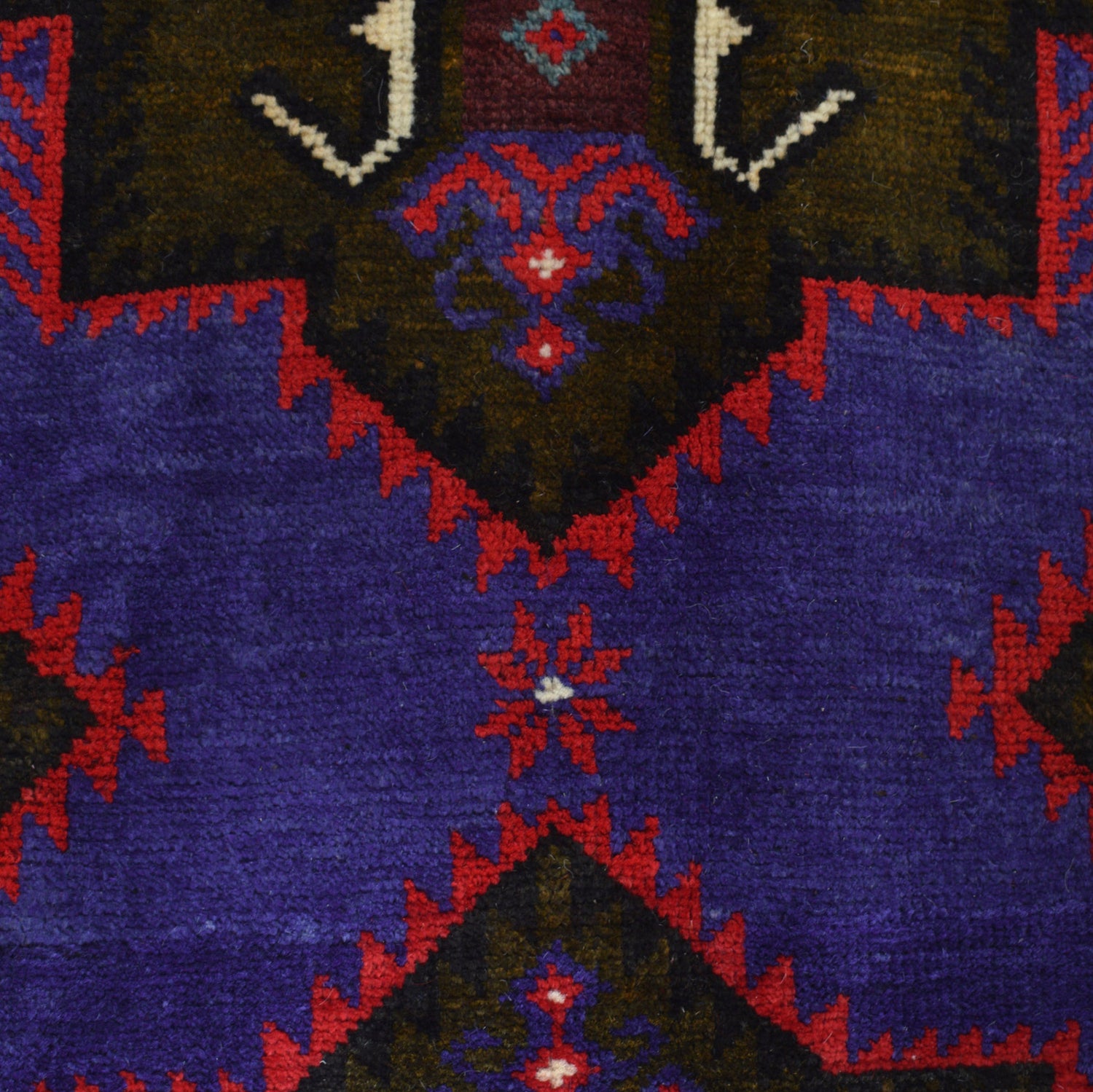 Baluchi Rug Handmade Multi Geometric 4x6 ft