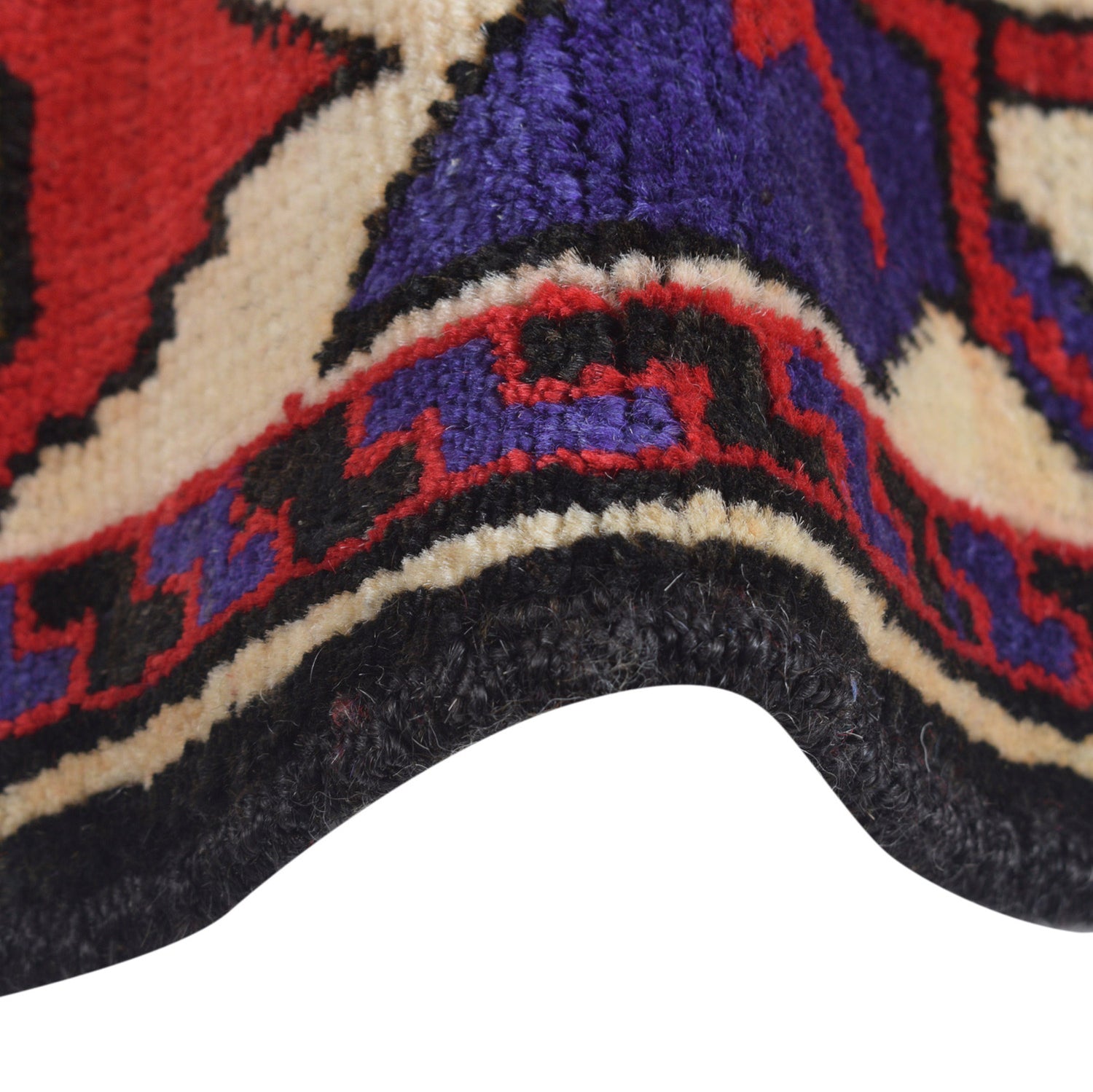 Baluchi Rug Handmade Multi Geometric 4x6 ft