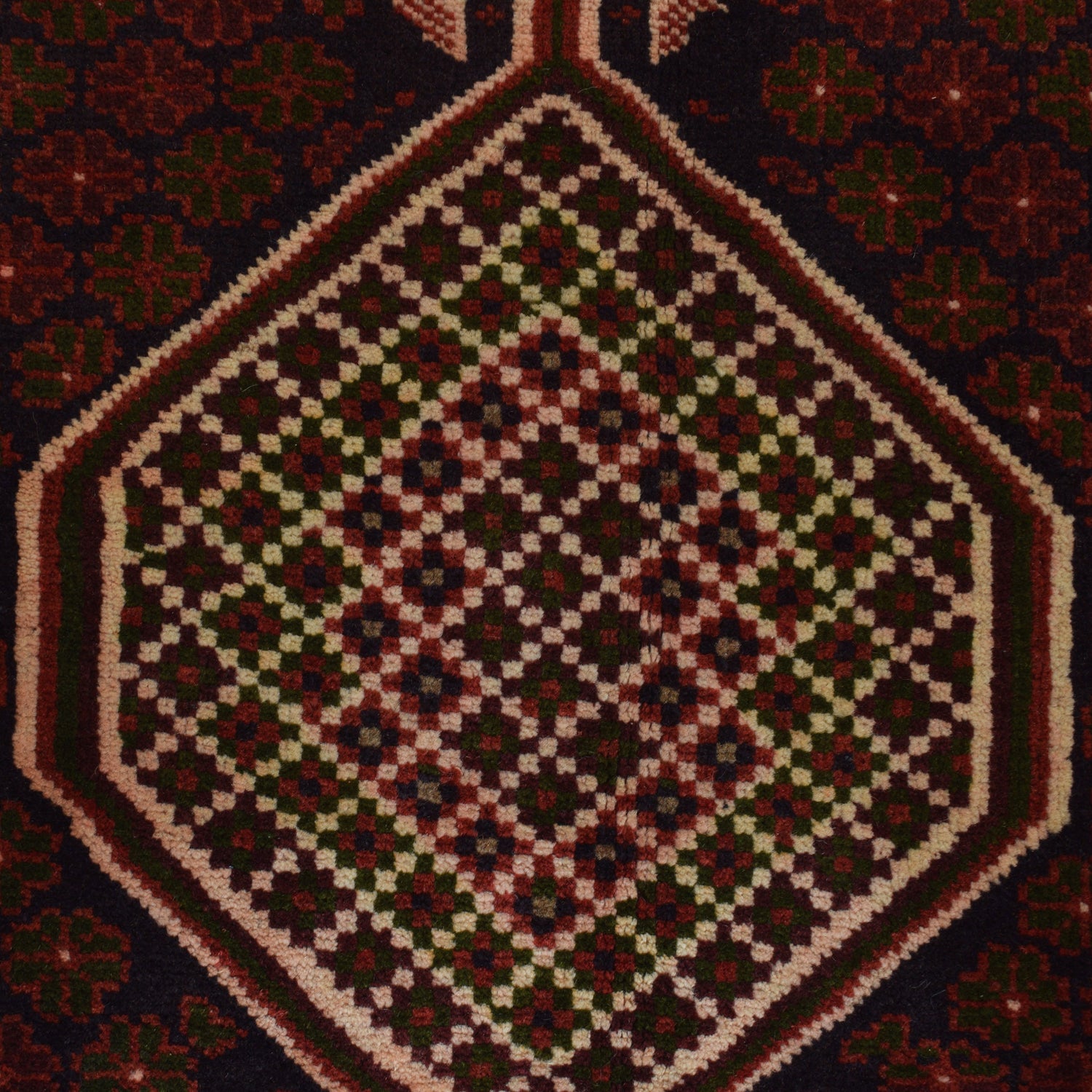 Baluchi Rug Handmade Multi Geometric 3x5 ft