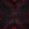Baluchi Rug Handmade Multi Geometric 4x6 ft