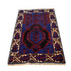 Baluchi Rug Handmade Blue Prayer Design 3x5 ft