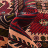 Baluchi Rug Handmade Multi Geometric 3x5 ft