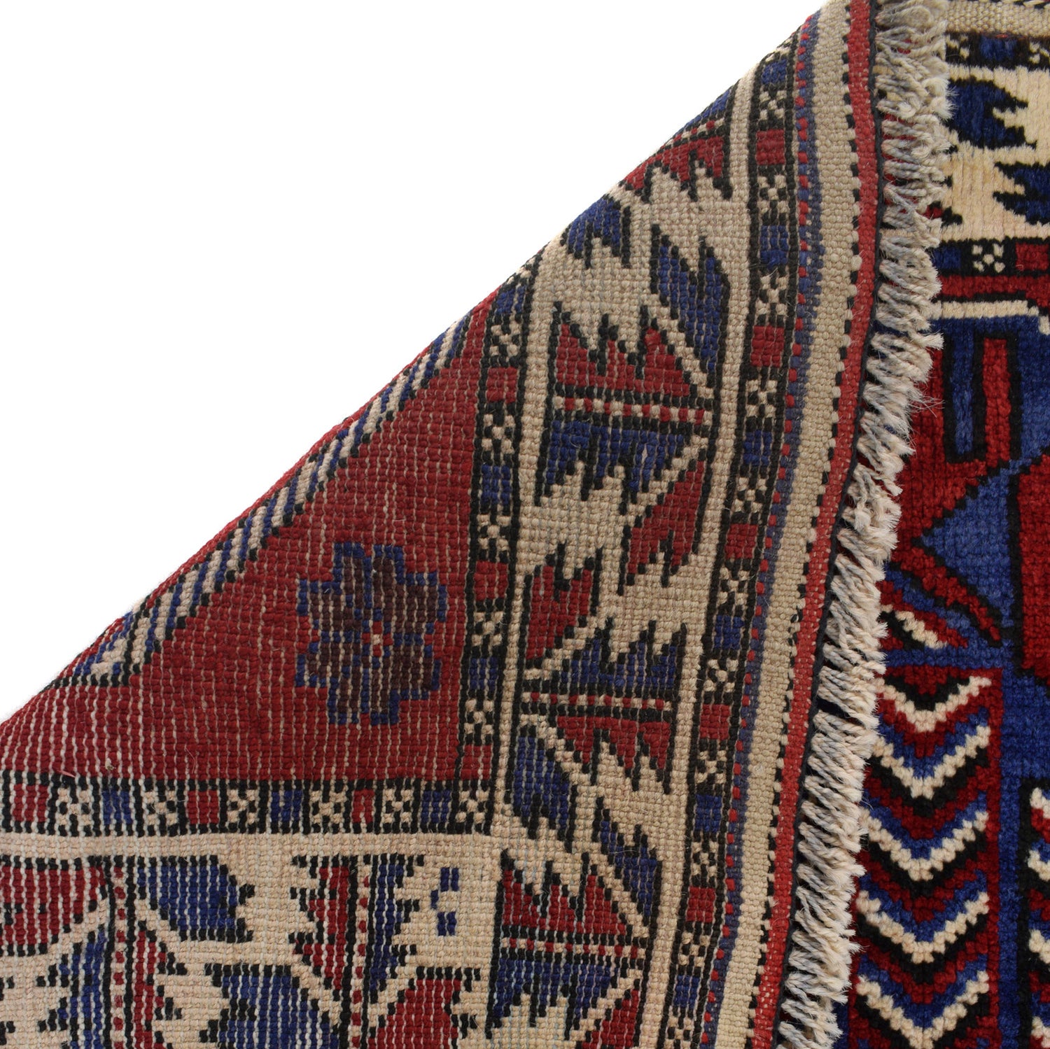 Baluchi Rug Handmade Multi Geometric 2x4 ft
