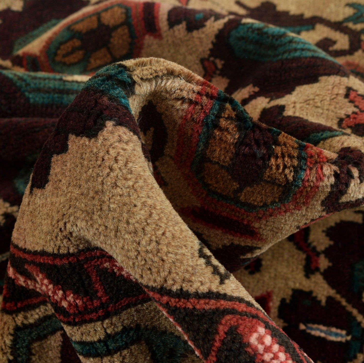 Baluchi Rug Handmade Multi Geometric 3x5 ft
