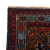Baluchi Rug Handmade Multi Geometric 2x4 ft
