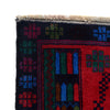 Baluchi Rug Handmade Red Geometric 2x4 ft