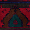 Baluchi Rug Handmade Red Geometric 2x4 ft