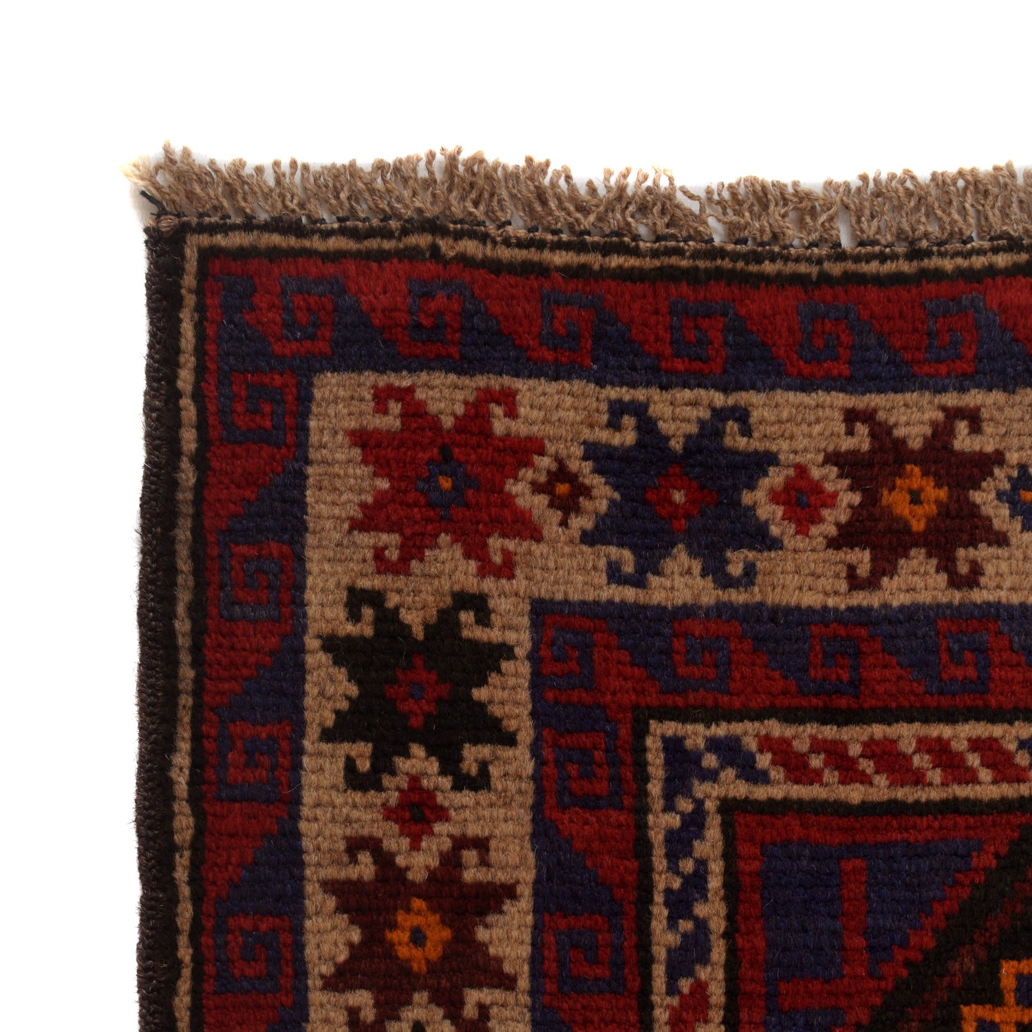 Baluchi Rug Handmade Multi Geometric 3x5 ft