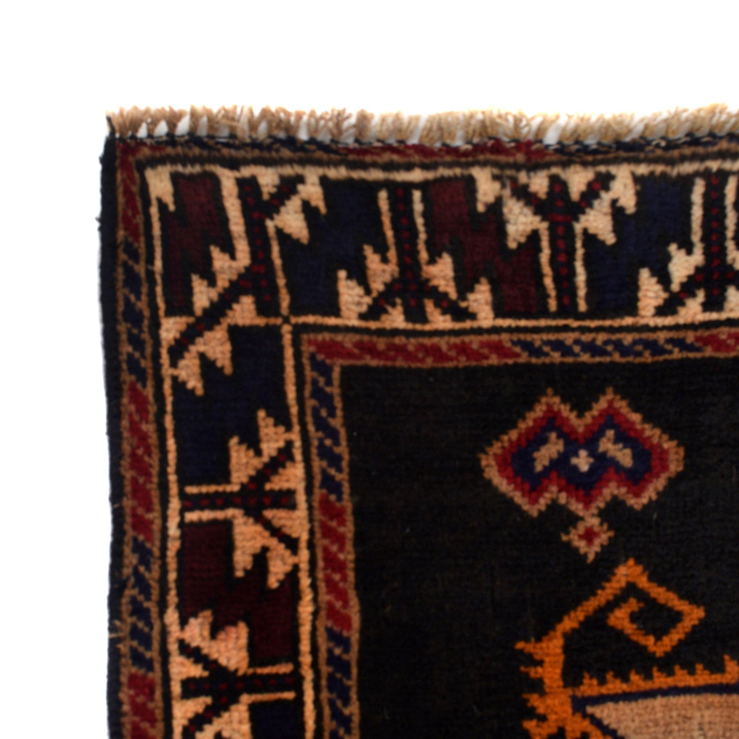 Baluchi Rug Handmade Multi Prayer Design 3x5 ft