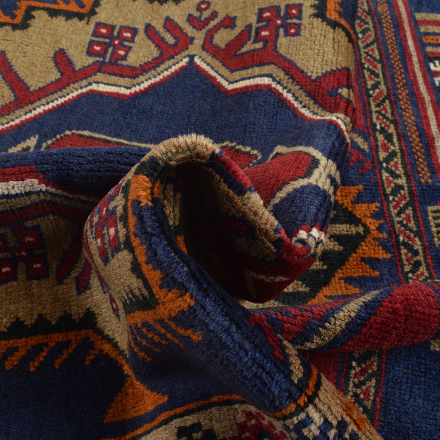 Baluchi Rug Handmade Multi Prayer Design 3x5 ft