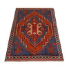 Baluchi Rug Handmade Space Blue Geometric 3x5 ft