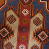 Baluchi Rug Handmade Space Blue Geometric 3x5 ft