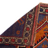 Baluchi Rug Handmade Space Blue Geometric 3x5 ft