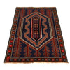Baluchi Rug Handmade Dark Blue Geometric 3x5 ft