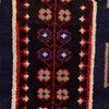 Baluchi Rug Handmade Dark Blue Geometric 3x5 ft