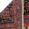 Kashan Area Rug Handmade Deep Red Medallion 9x12 ft