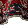 Kazak Rug Handmade Ivory Medallion 4x7 ft