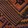 Maimana Kilim Area Rug Handmade Red Floral 6x9 ft