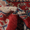 Kazak Rug Handmade Red Medallion 2x4 ft