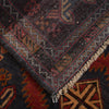 Baluchi Rug Handmade Brown Geometric 3x5 ft