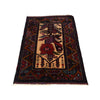 Baluchi Rug Handmade Multi Prayer Design 3x5 ft