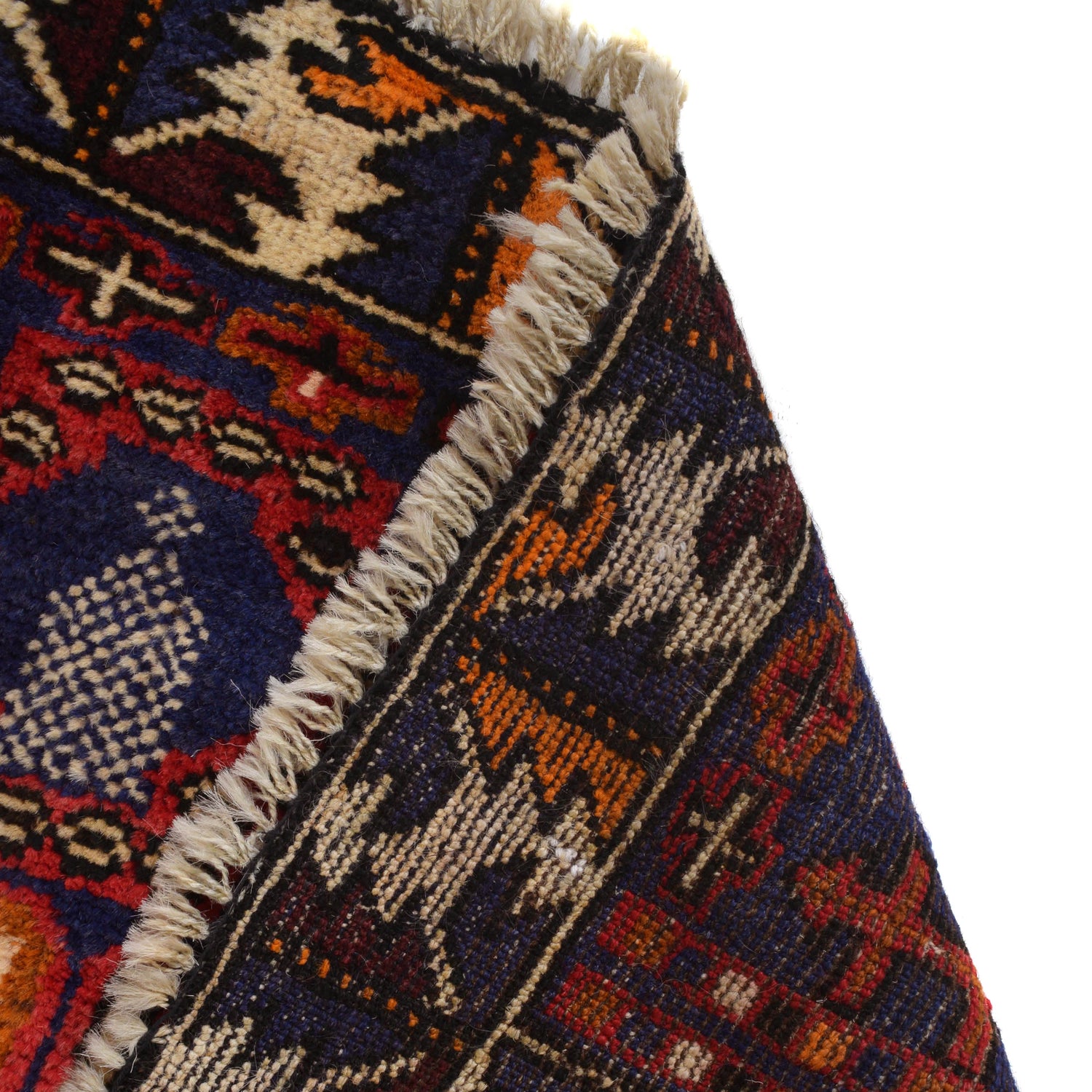 Baluchi Rug Handmade Multi Prayer Design 3x5 ft