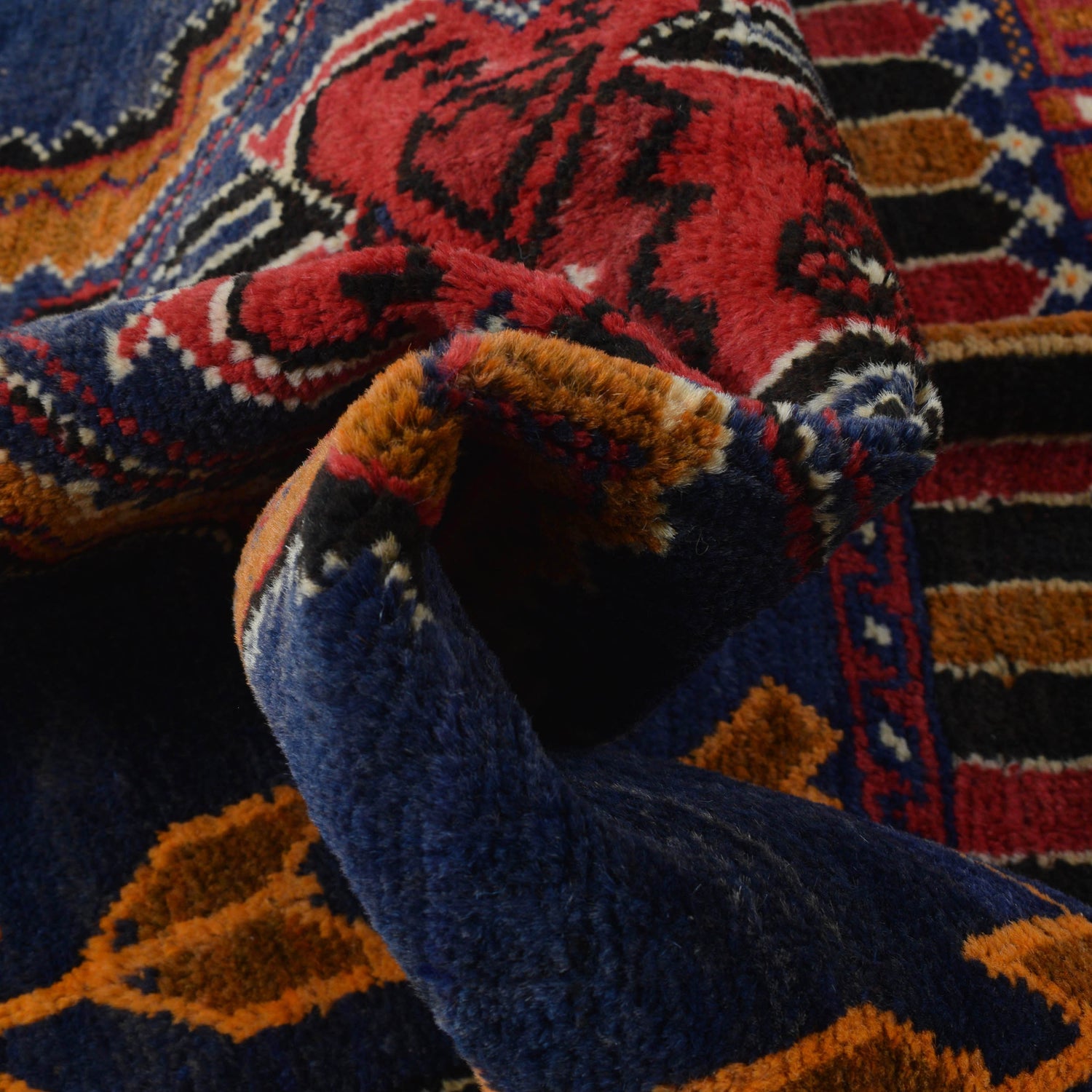 Baluchi Rug Handmade Multi Prayer Design 3x5 ft