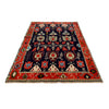 Kohistani Area Rug Handmade Black Floral 5x8 ft