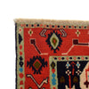 Kohistani Area Rug Handmade Black Floral 5x8 ft