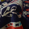 Kohistani Area Rug Handmade Black Floral 5x8 ft