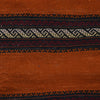 Table Sheet Runner Handmade Brown Curvilinear 6' Runner