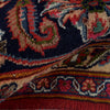 Kashan Area Rug Handmade Deep Red Medallion 10x13 ft