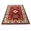 Kazak Rug Handmade Red Medallion 4x7 ft