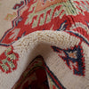 Kazak Rug Handmade Ivory Medallion 3x5 ft